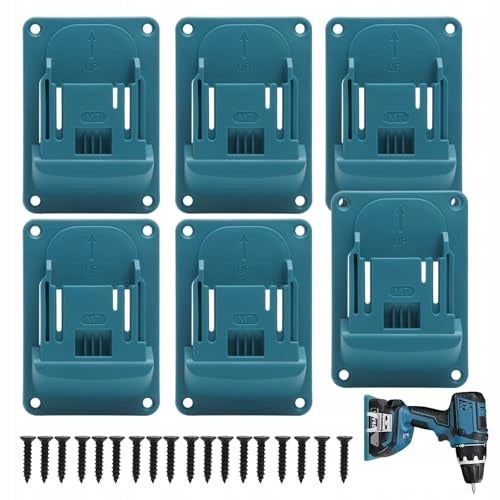 WALL MOUNT FOR MAKITA TOOLS 18V SET OF 6 PIECES PLASTIC ABS Brand no brand