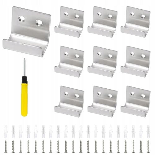 WALL MOUNT FOR MIRROR FOR STEEL HOOK 10 PCS MOUNTING 50 KG