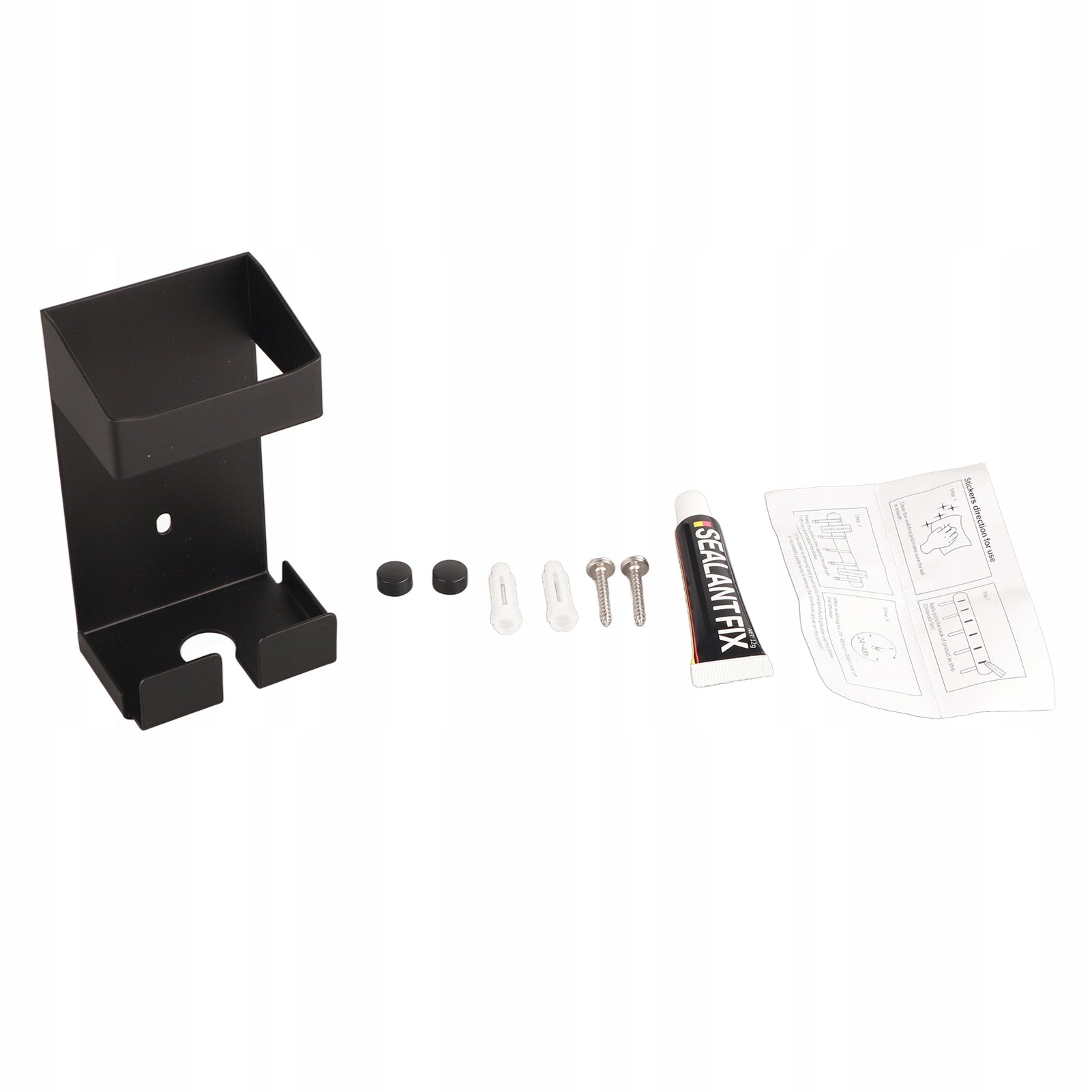WALL MOUNT FOR STORING STYLER CURLING IRON ACCESSORIES