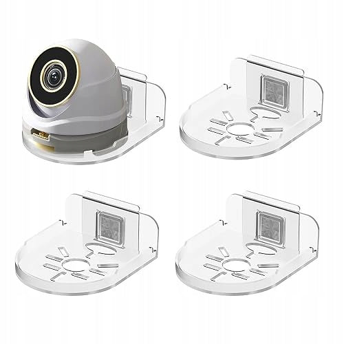 WALL MOUNT FOR SURVEILLANCE CAMERA PLASTIC UNIVERSAL WITHOUT DRILLING