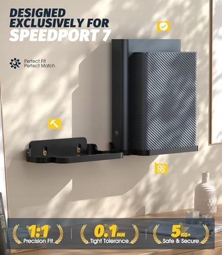 WALL MOUNT FOR TELEKOM SPEEDPORT 7 ROUTER CABLE MANAGEMENT Manufacturer code Bez marki