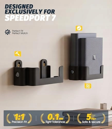 WALL MOUNT ROUTER TELEKOM SPEEDPORT 7 WIFI CABLE MANAGEMENT Manufacturer code Bez marki