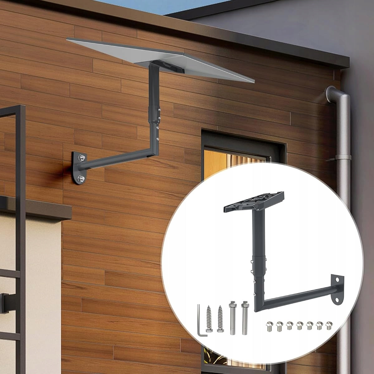 WALL MOUNTING BRACKET FOR STARLINK STANDARD 4 GEN3 V3 PIPE ADAPTER Manufacturer code 6TL210800