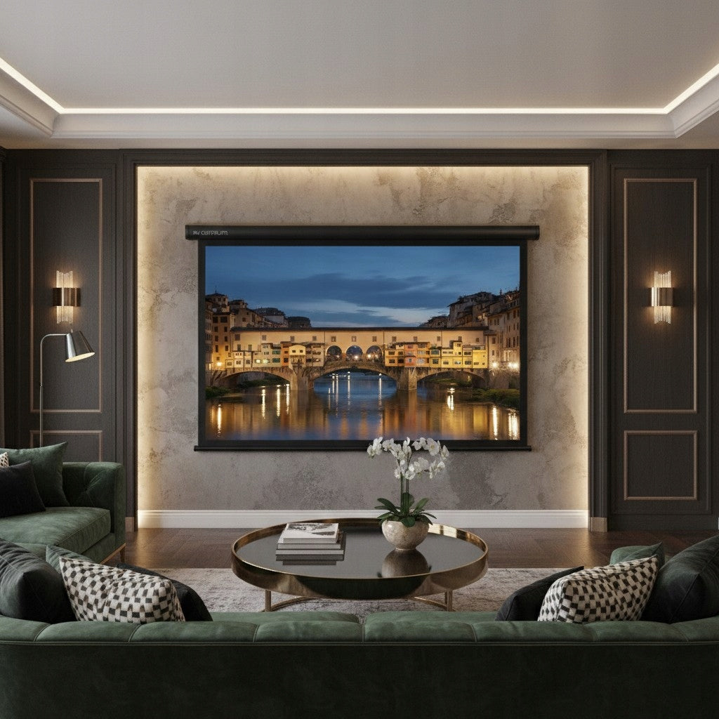 WALL PROJECTION SCREEN AVC-M160B 80" 160X120 AVCENTRUM BLACK PREMIUM Manufacturer code AVC-M160B