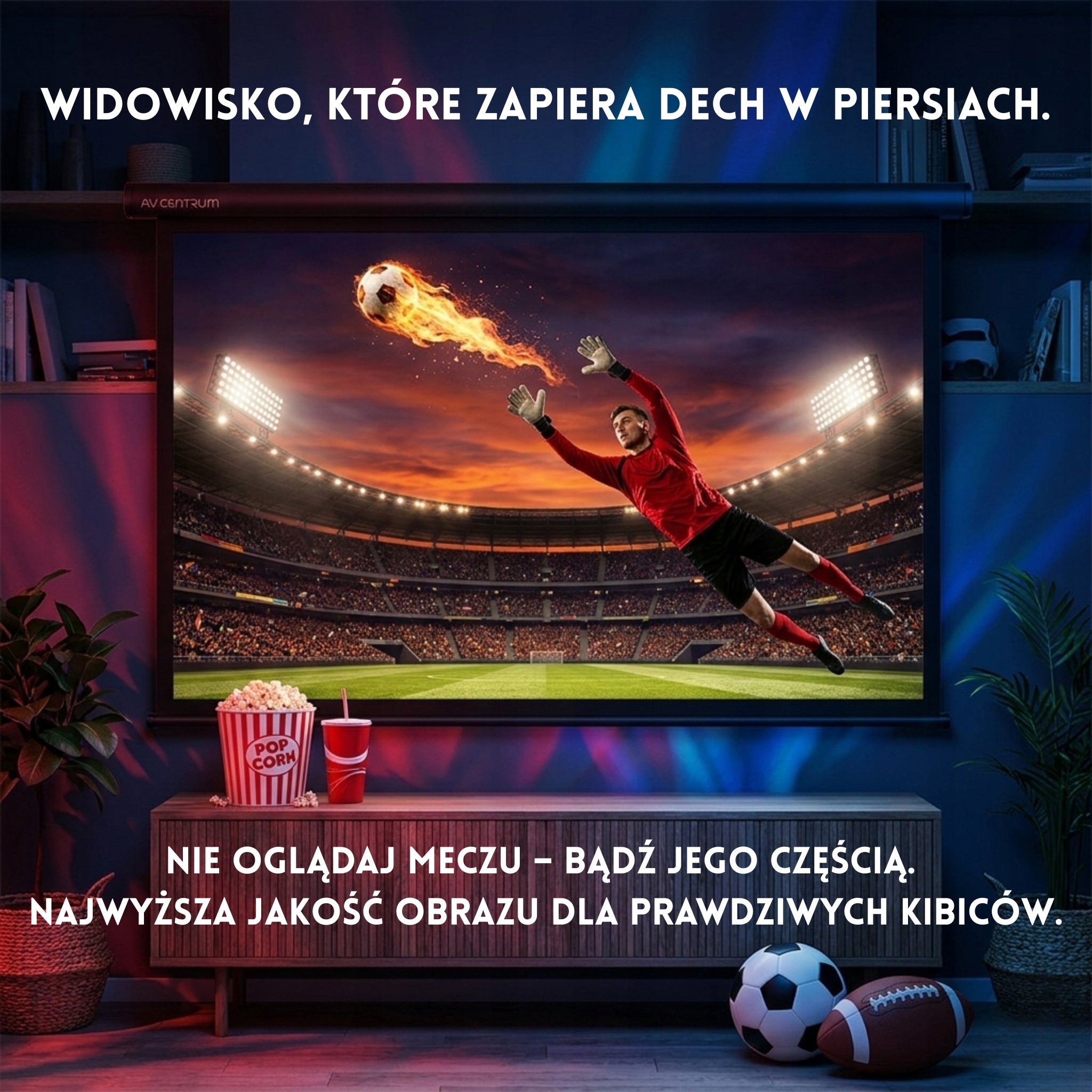 WALL PROJECTION SCREEN AVC-M240B 120" 240X180 AVCENTRUM BLACK PREMIUM Manufacturer code AVC-M240B