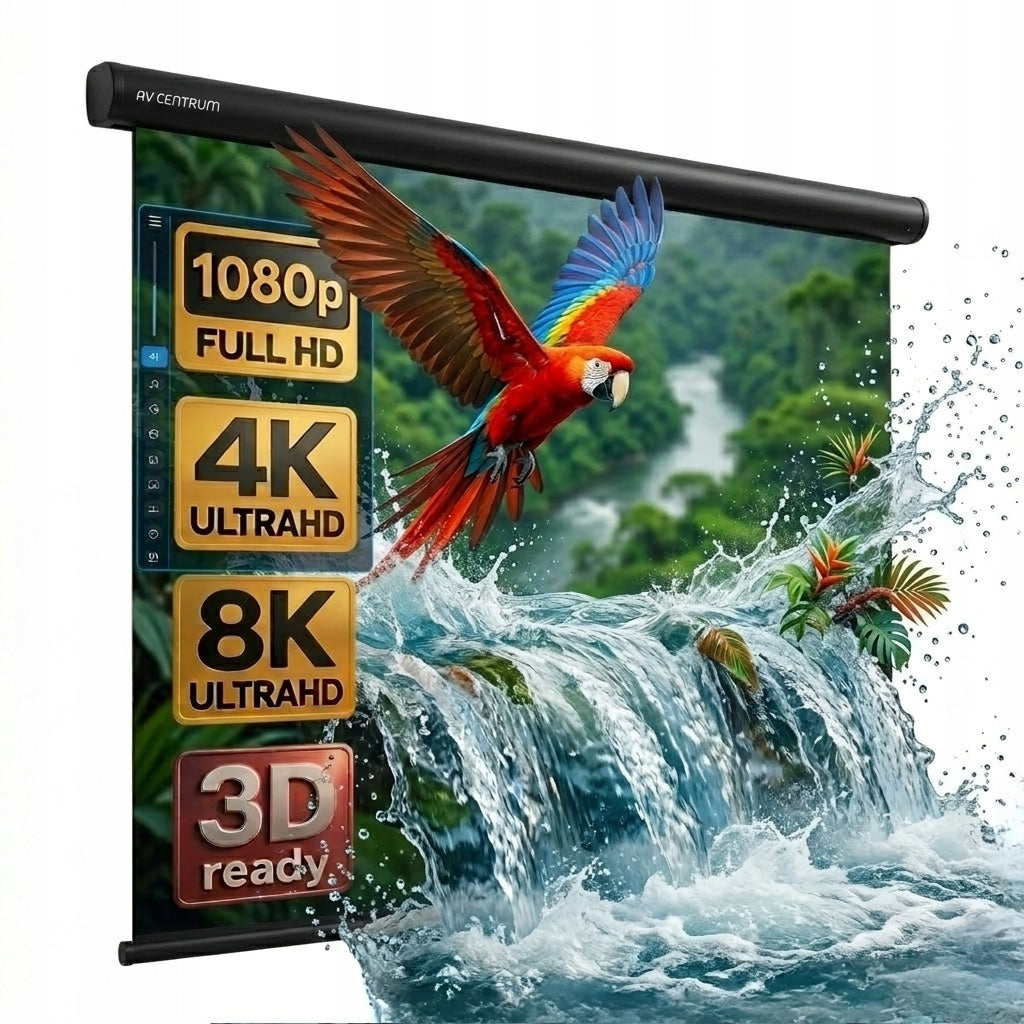 WALL PROJECTION SCREEN AVC-M240B 120" 240X180 AVCENTRUM BLACK PREMIUM