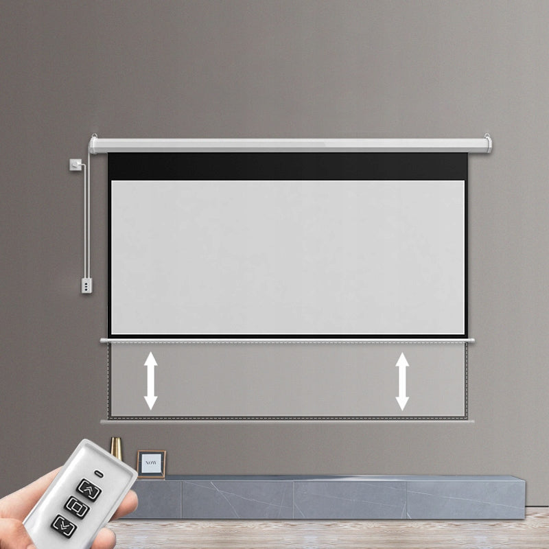 WALL PROJECTION SCREEN ELECTRIC AUTOMATIC REMOTE CONTROL 100" INCH PROJECTOR Manufacturer code Ekran Rzutnika na Pilot Automatyczny 100"