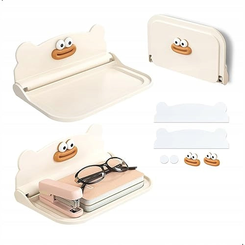 WALL RACK SELF-ADHESIVE FOLDING WITHOUT DRILLING FOR BATHROOM 17 8 CM 2