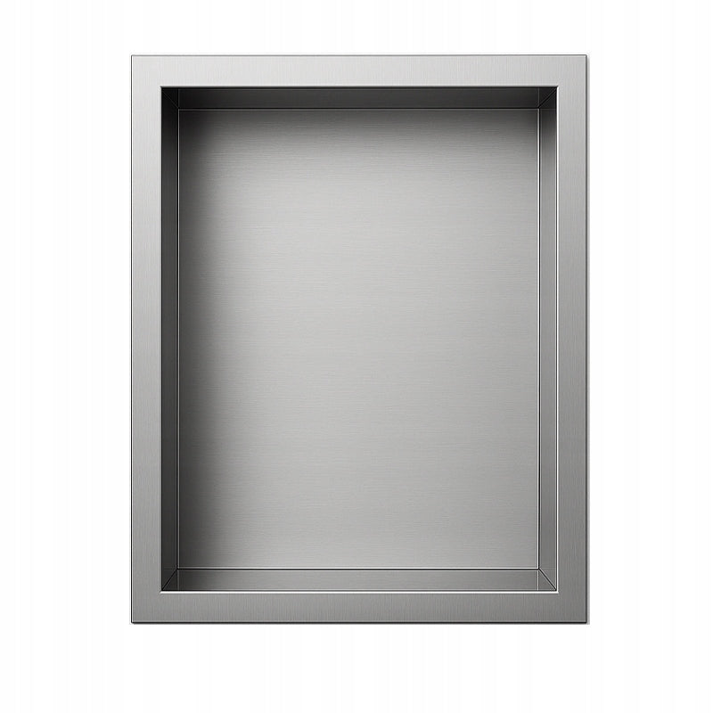 WALL RECESSED BATHROOM SHELF WITH FLANGE IGA 45X30X10 CM CHROME Manufacturer code IGA-CH-45X30X10
