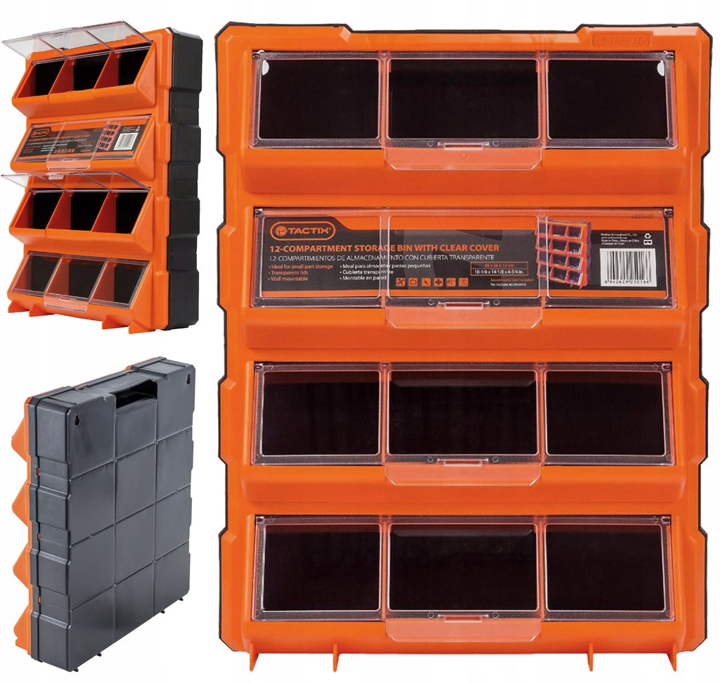 WALL WORKSHOP Organizer 12 COMPARTMENTS 2in1 TACTIX