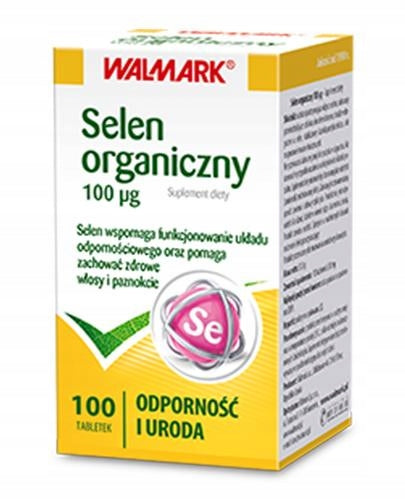 WALMARK Organic Selenium 100 mcg - 100 tablets Brand Walmark