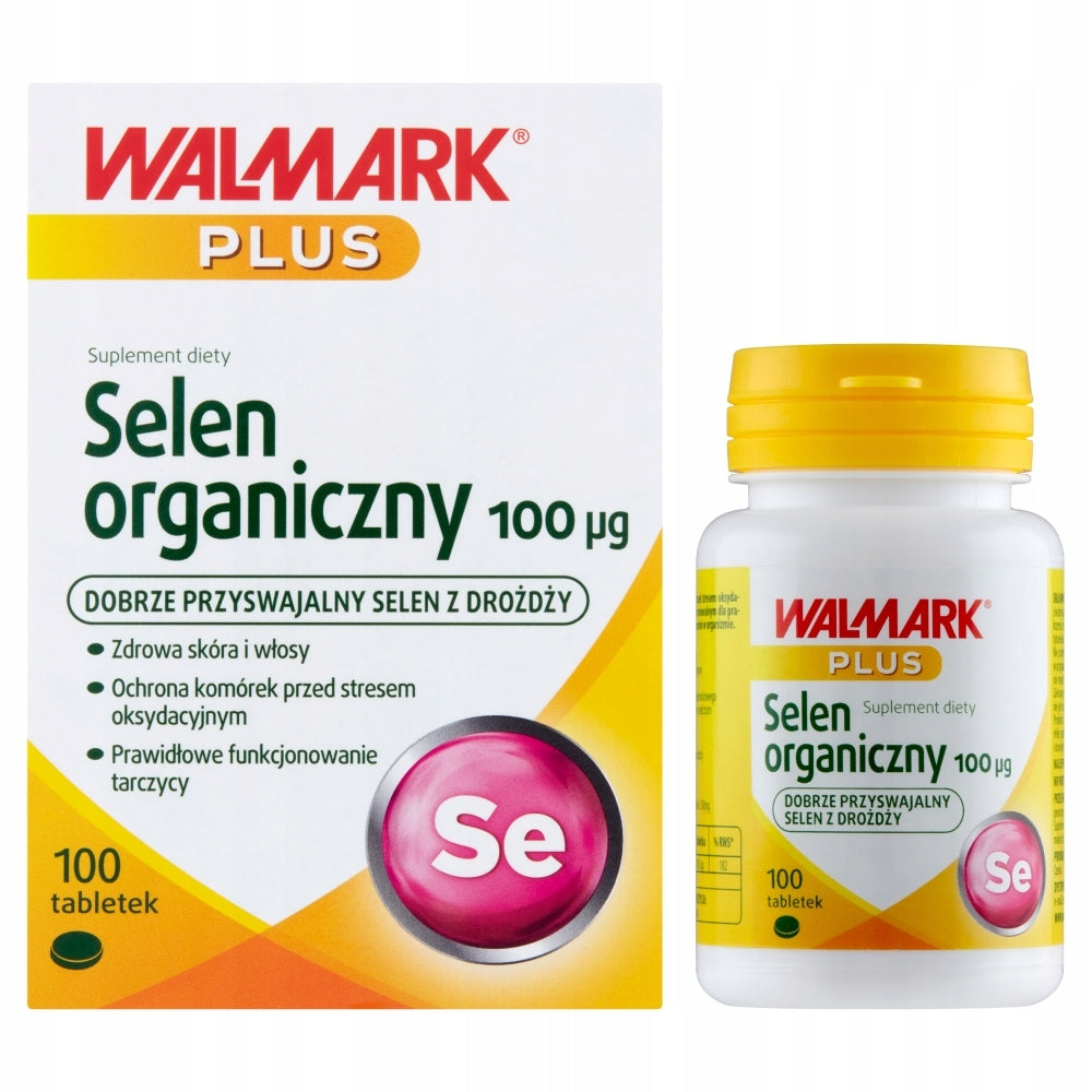 WALMARK Organic Selenium 100 mcg - 100 tablets