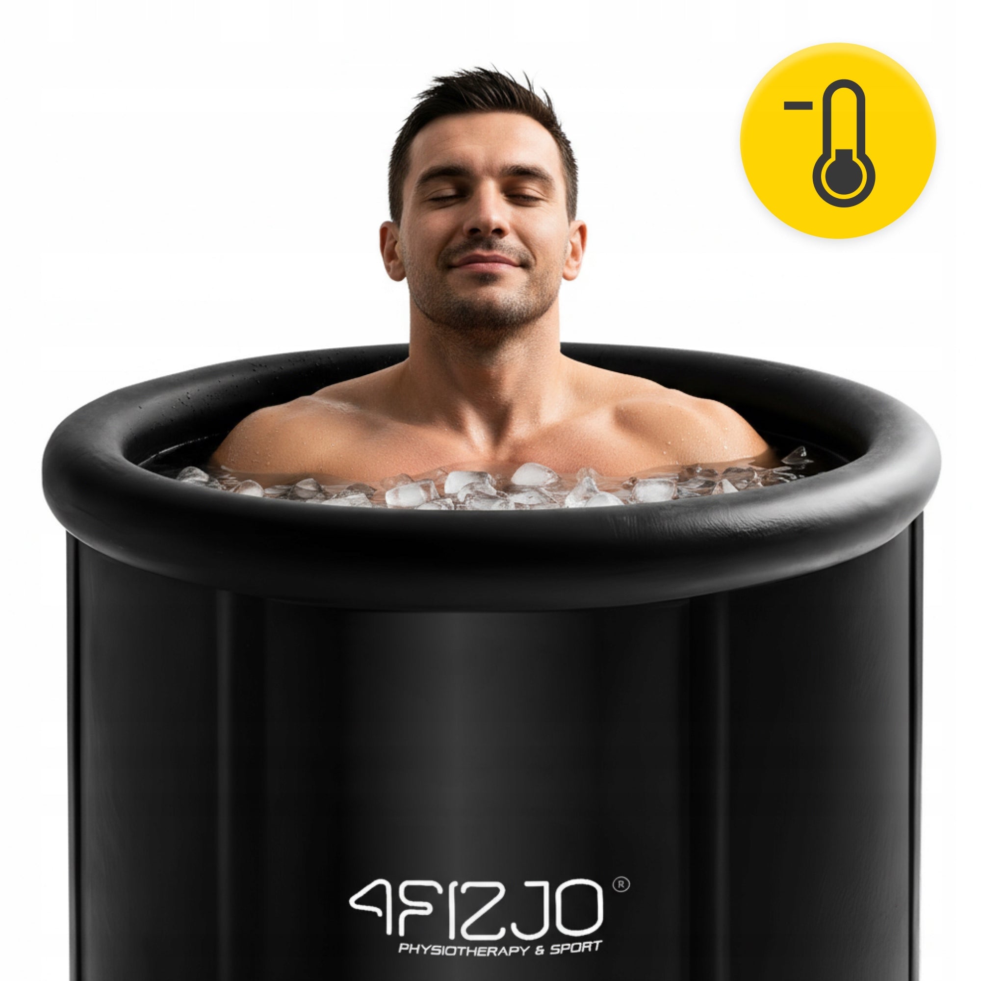 WALRUS BARREL BATHTUB INFLATABLE PORTABLE FOR ICE RECOVERY Height 75 cm