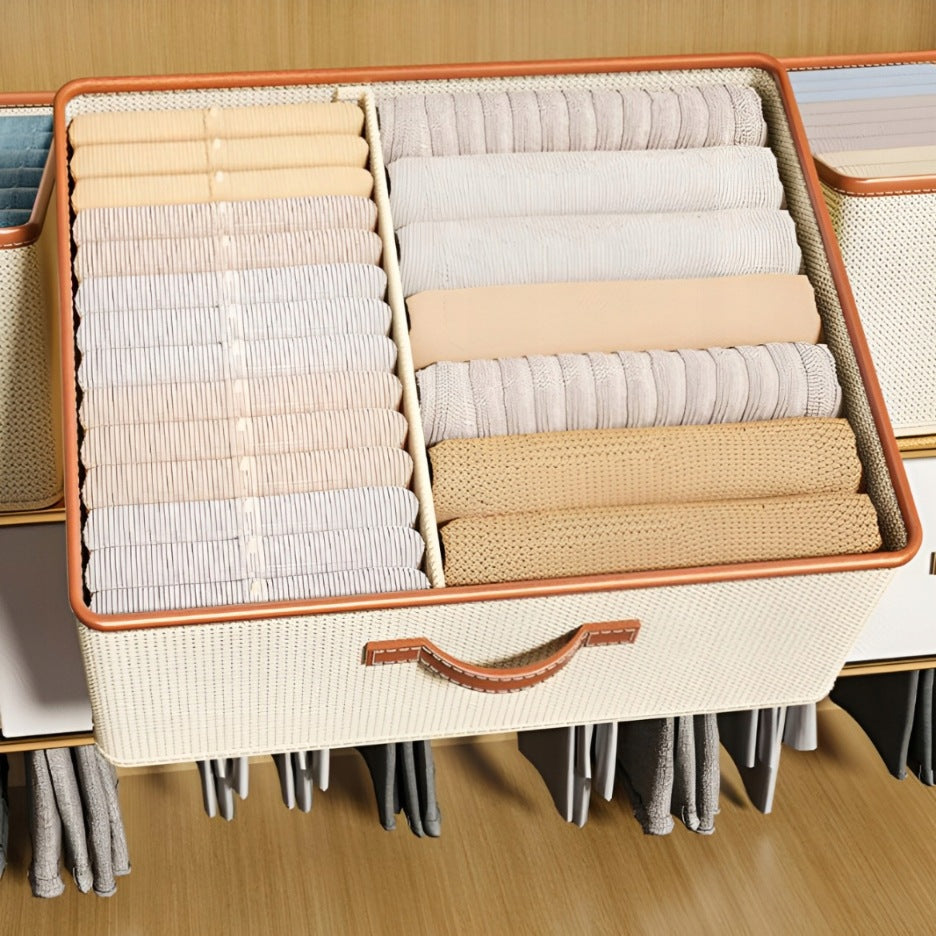 WARDROBE DRAWER ORGANIZER FOR CLOTHES CLOTHING CONTAINER BOX Brand EdiBazzar