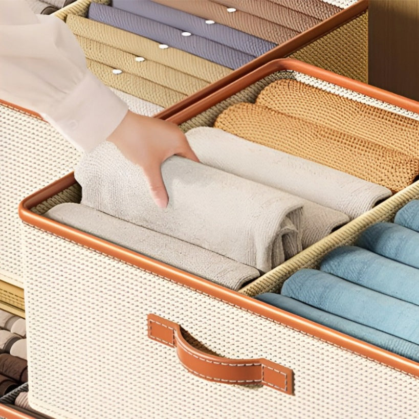 WARDROBE DRAWER ORGANIZER FOR CLOTHES CLOTHING CONTAINER BOX Packaging status original