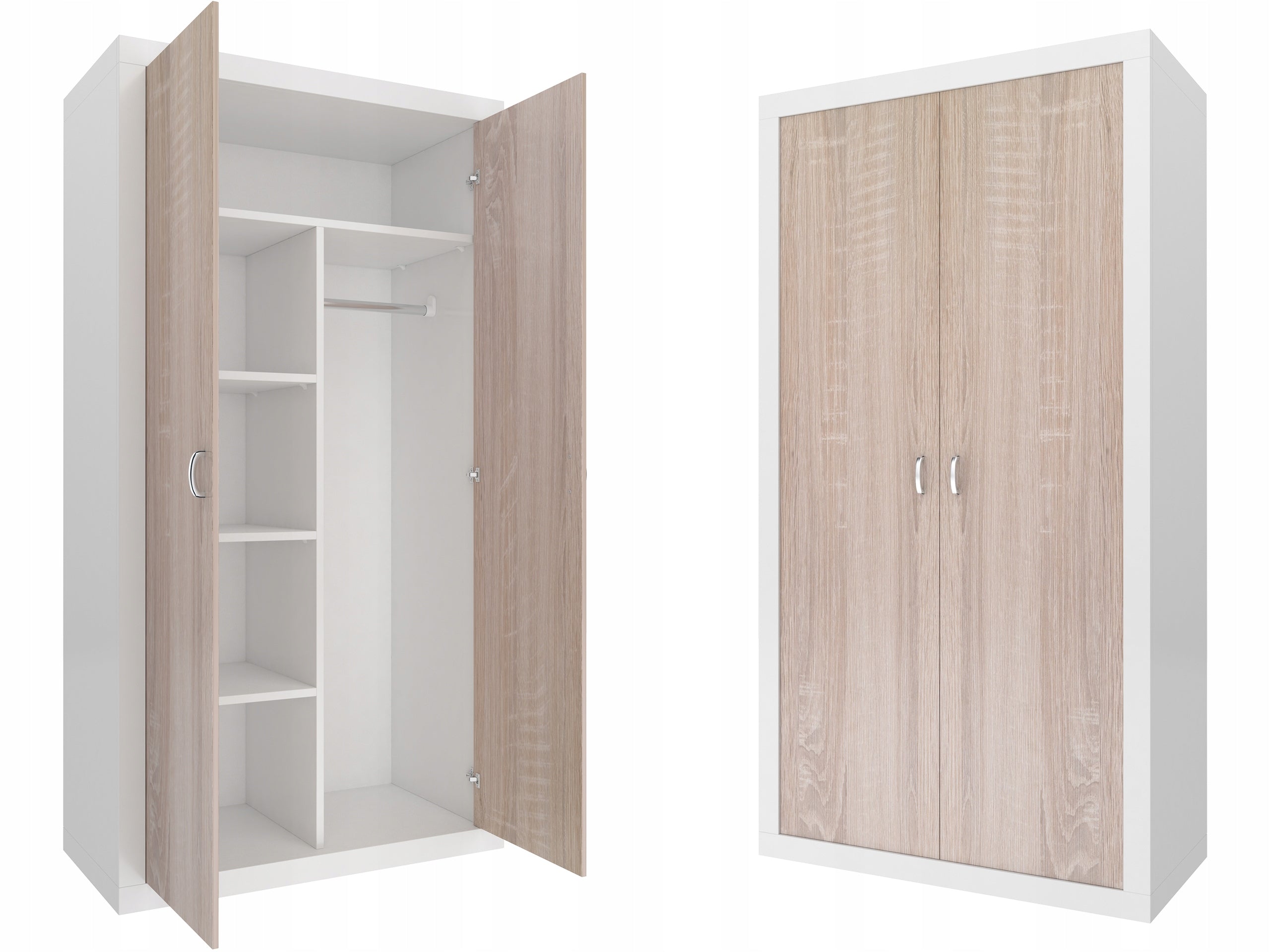 WARDROBE FILIP with bar and shelves CHILDREN'S ROOM