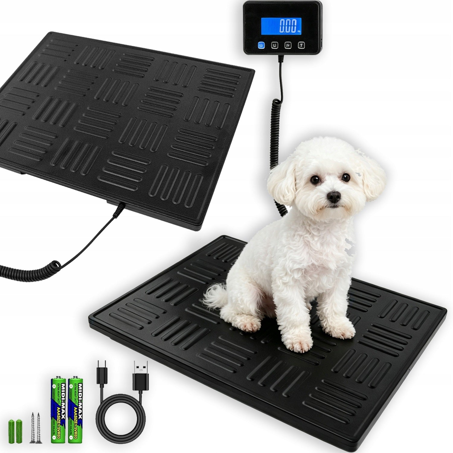 WAREHOUSE SCALE ELECTRONIC LCD 300KG 20G FOR PARCELS/BAGGAGE