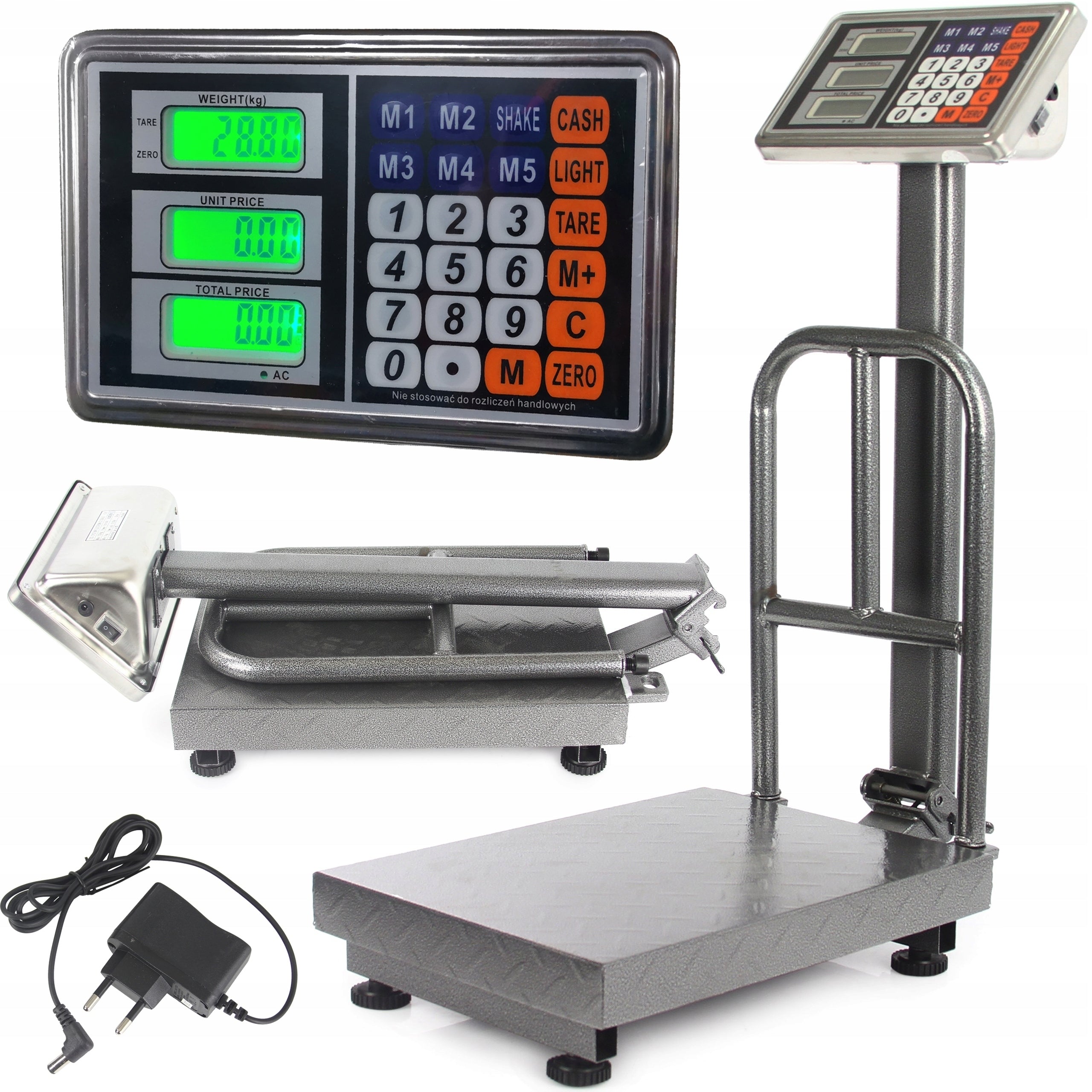 WAREHOUSE SCALE ELECTRONIC STORE 150KG TARE DISPLAY LARGE Brand no brand