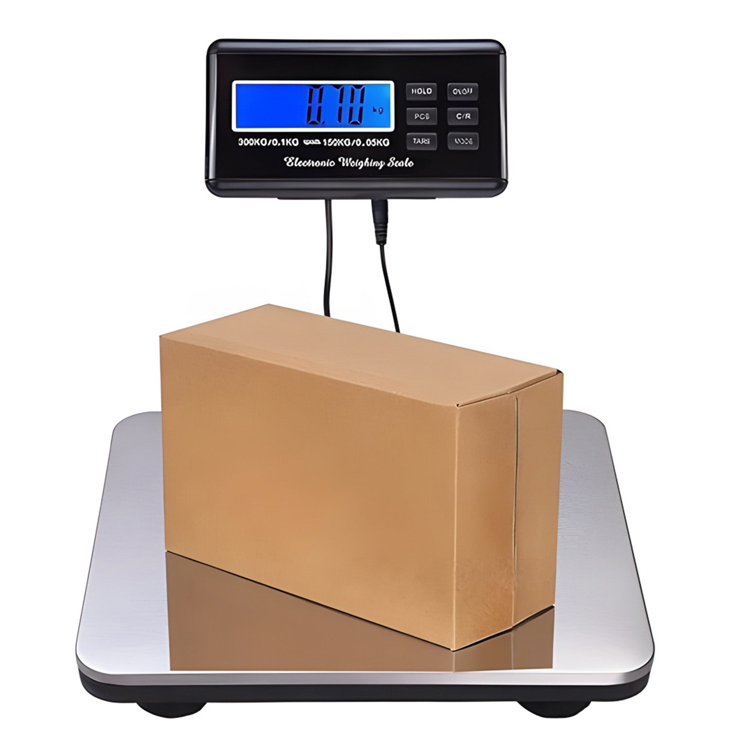 WAREHOUSE SCALE SHOP INDUSTRIAL PLATFORM ELECTRONIC LCD 300KG