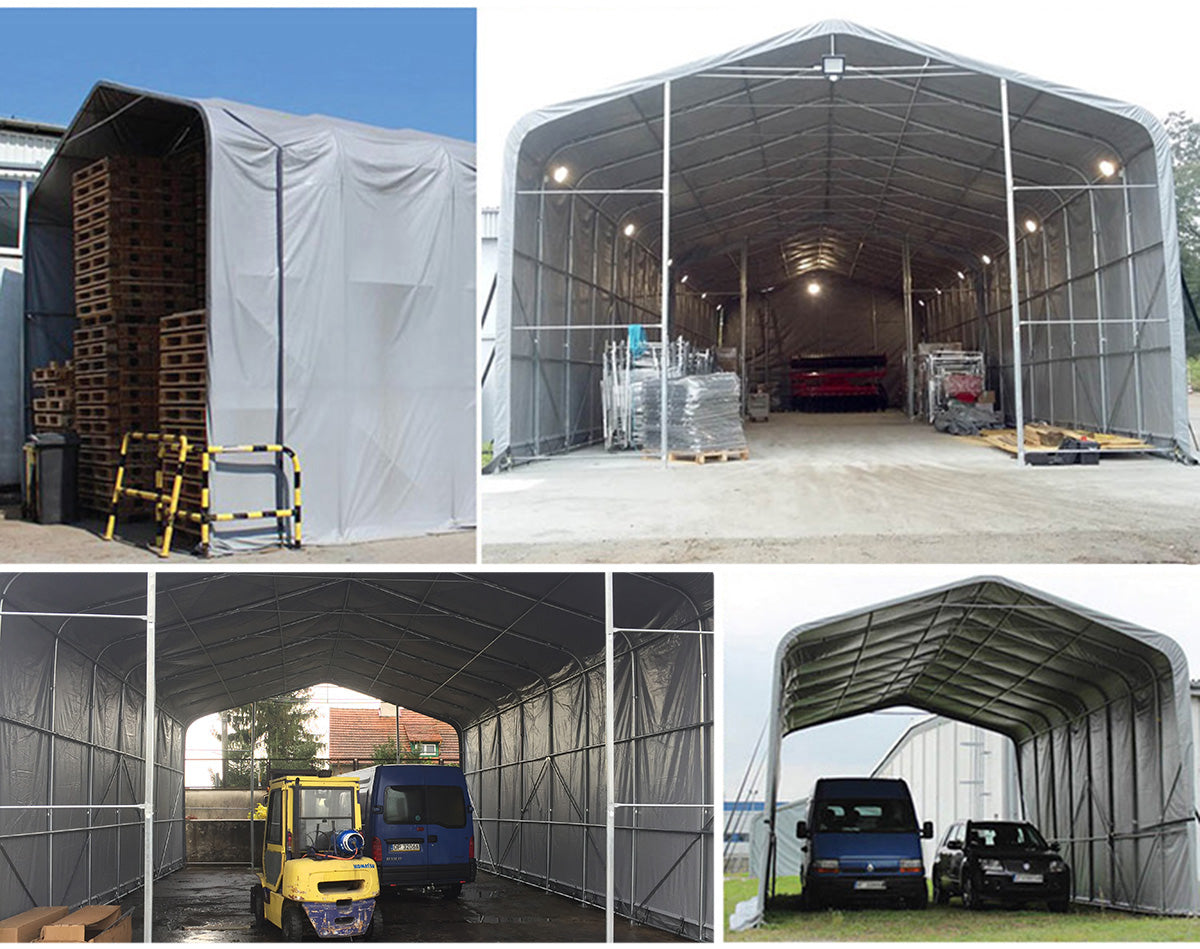 WAREHOUSE TENT HALL 8x20m Length 20 m