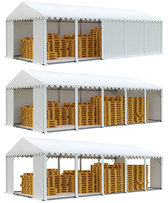 WAREHOUSE TENT tent hall 6x12m Width 6 m