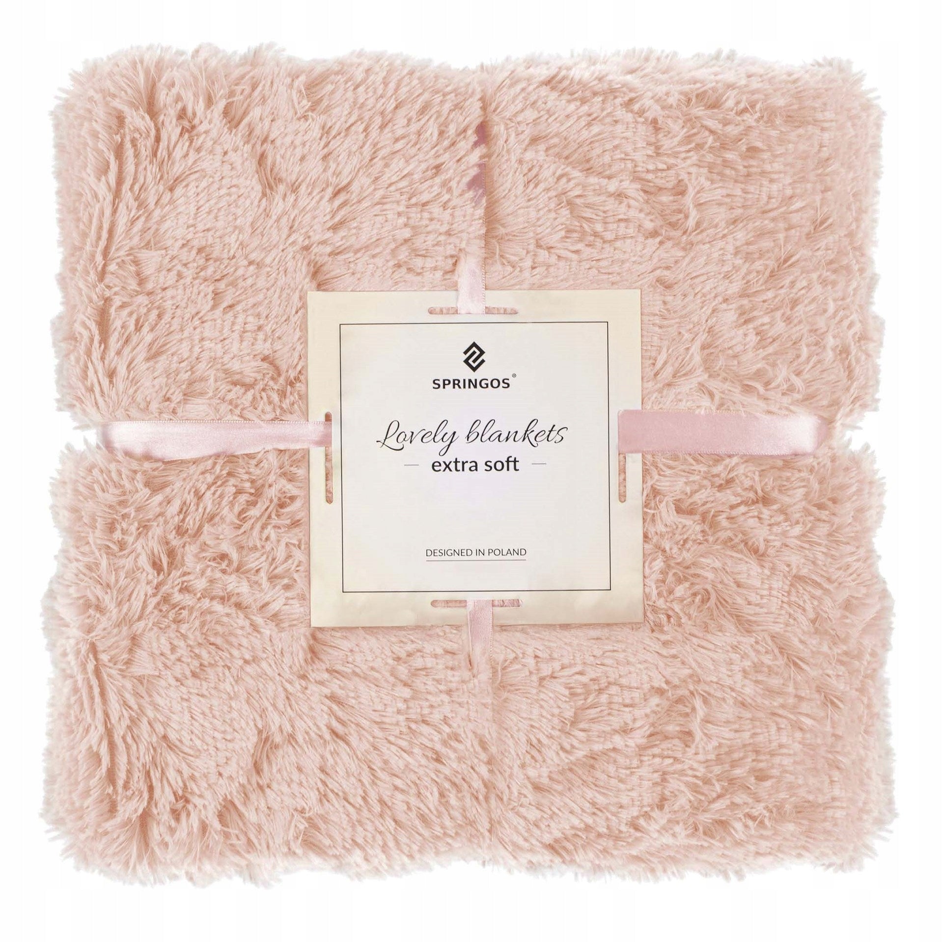 WARM BLANKET PLAID WOOLLY FURRY DOUBLE-SIDED BEDSPREAD 160x200 cm