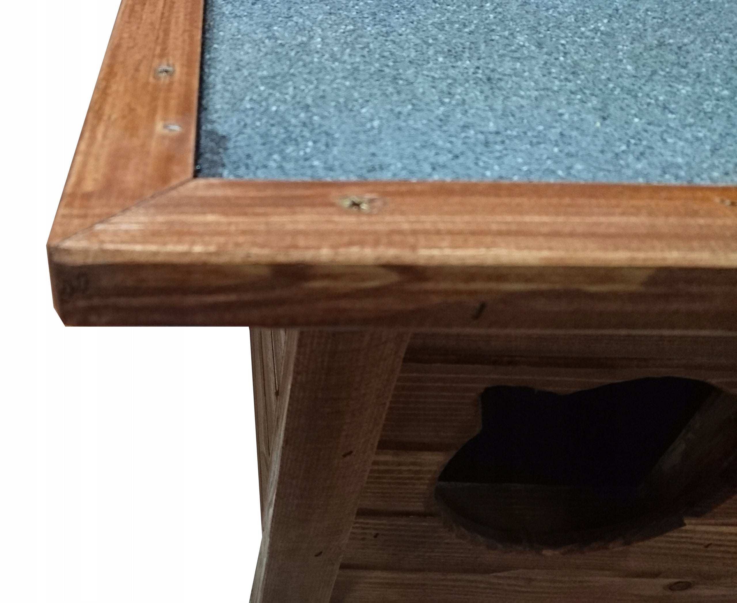 WARMING 3 CM Dog Cat Kennel House with Vestibule Length 97 cm