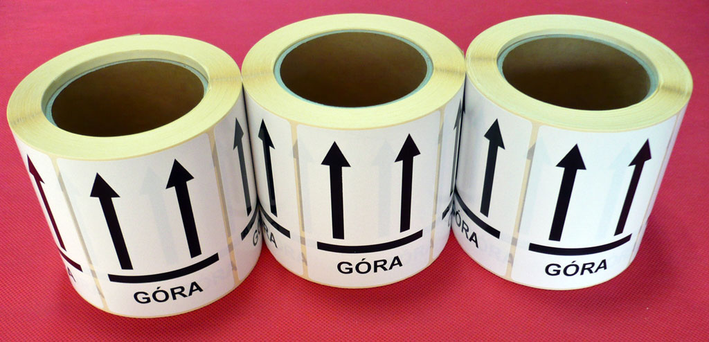 WARNING LABELS ARROWS TOP 500PCS EAN (GTIN) 5900898049080