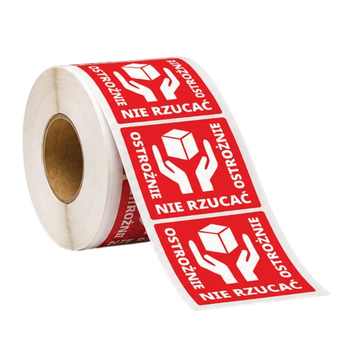 WARNING LABELS CAUTION DO NOT THROW STICKERS 55x55 mm 1000 pcs