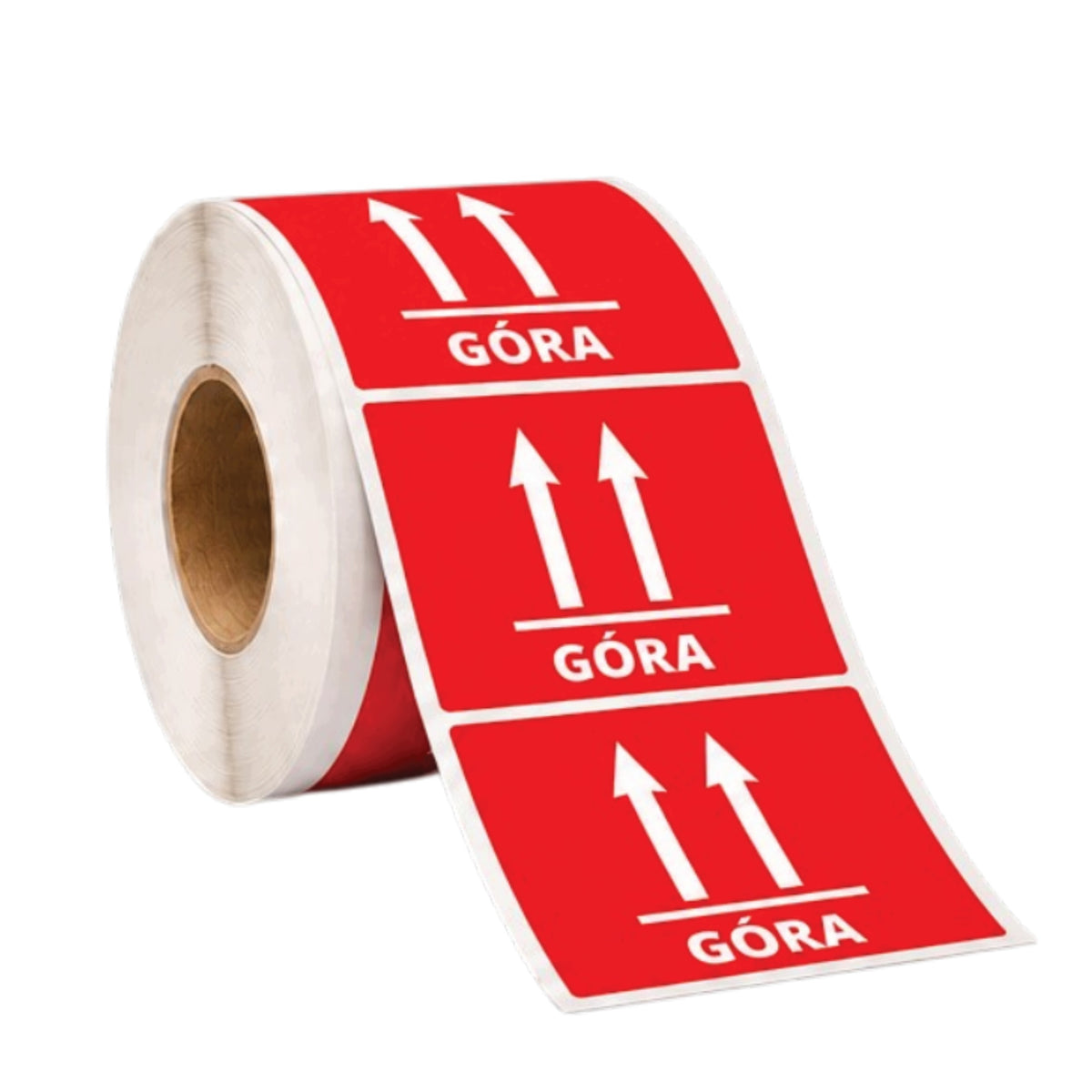 WARNING LABELS Stickers TOP for courier packages 55x55 mm 1000pcs