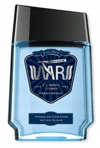 WARS BARBER CLASSIC SHAVE - AFTER SHAVE FRESH SCENT - AFTER SHAVE 90ml Packaging status original