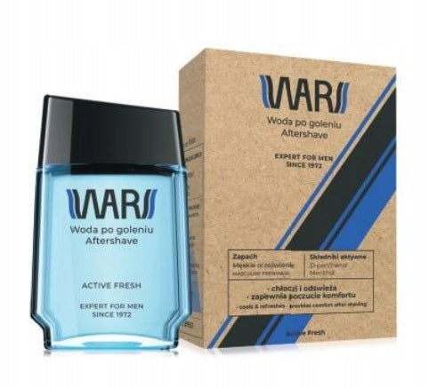 WARS EXPERT AFTERSHAVE 90ML MALE FRAGRANCE GIFT FOR MAN'S DAY Packaging status original