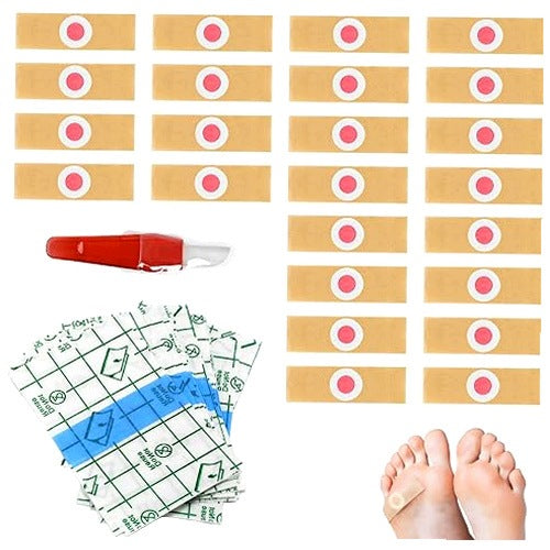 WART PROTECTORS SET OF 24 WITH PU FILM FOR FOOT CARE