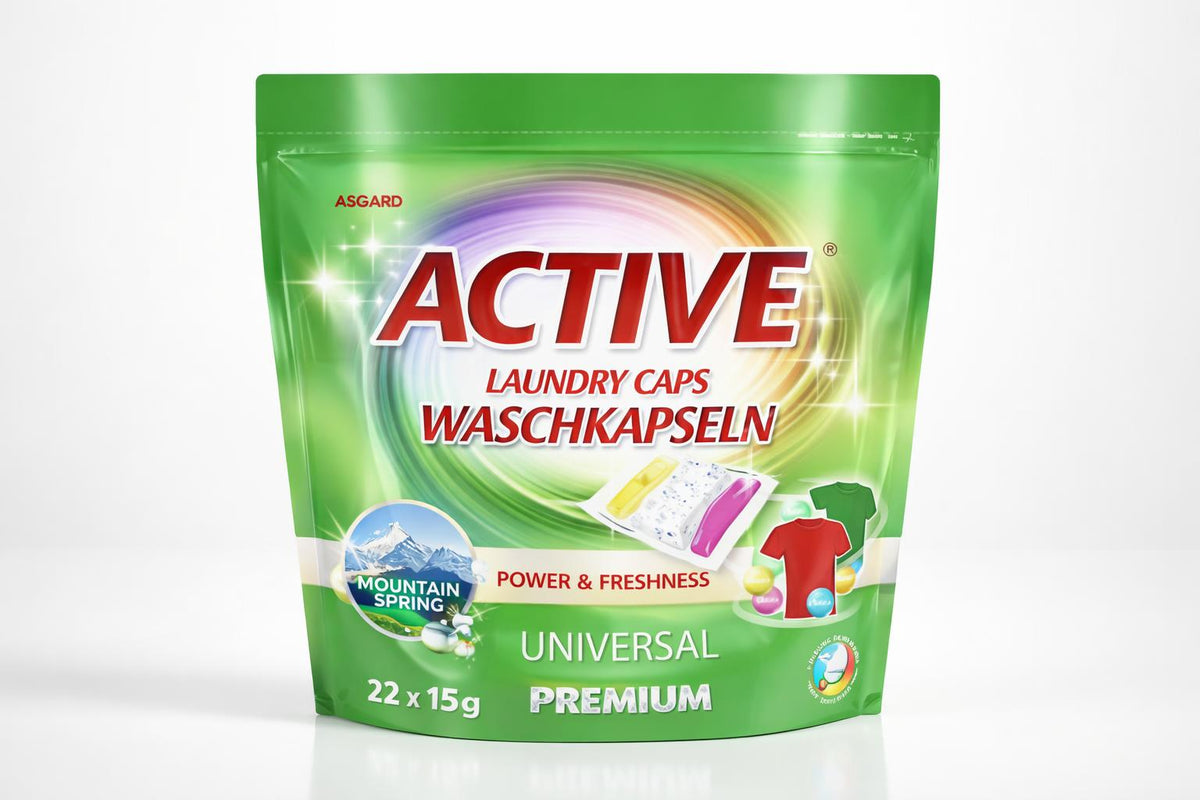 WASHING CAPSULES ACTIVE Universal 22 pcs