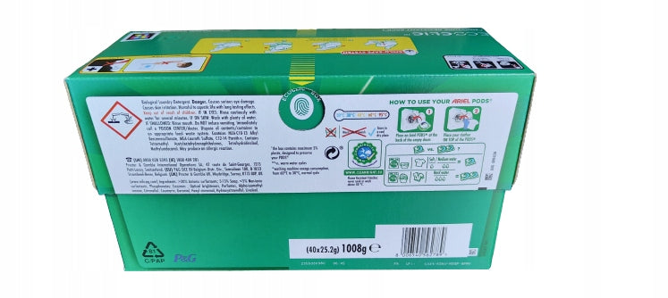 WASHING CAPSULES ARIEL 25,2GX40PCS UNIVERSAL Brand Ariel