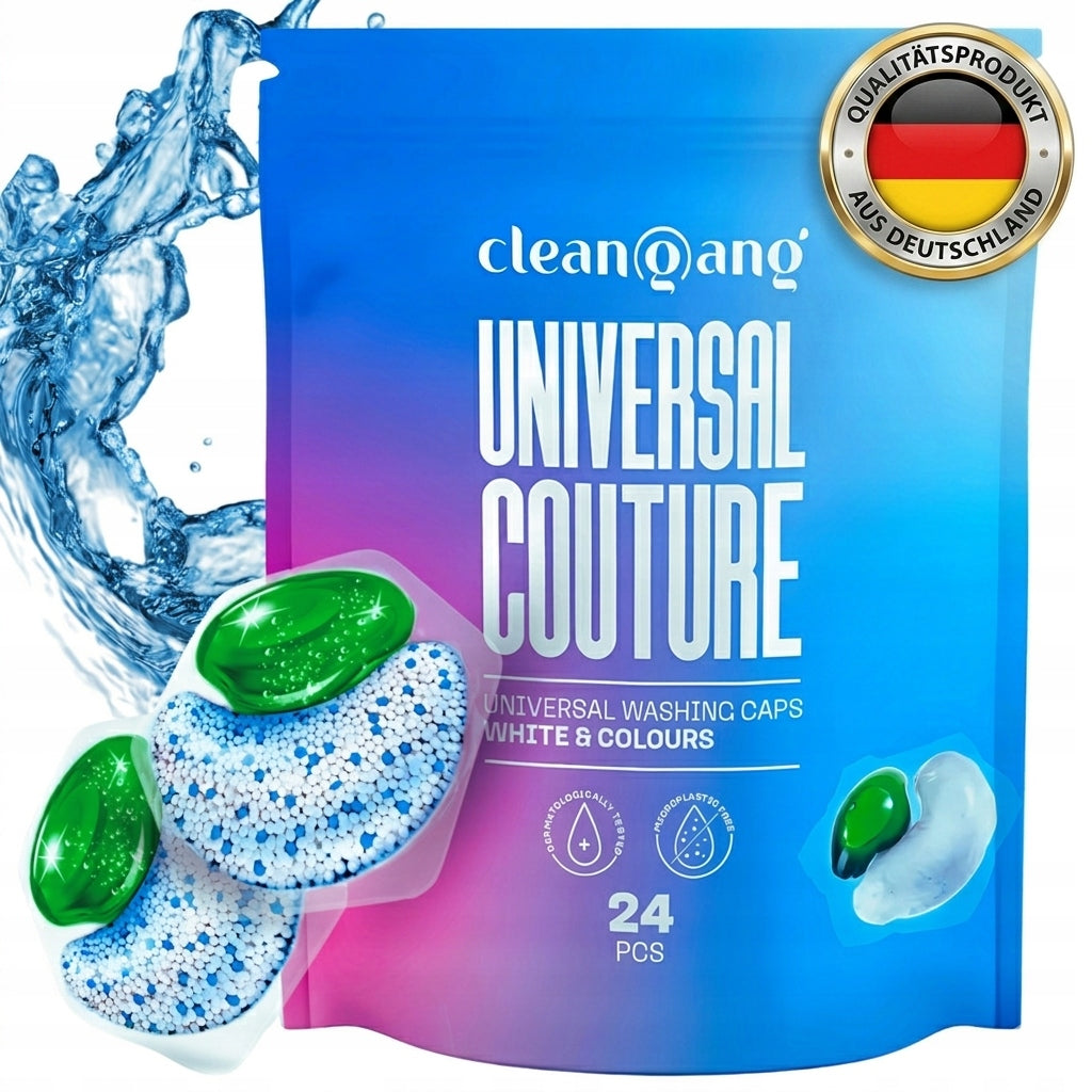 WASHING CAPSULES CLEANGANG GERMAN FOR COLORED WHITE CLOTHES 96 PCS