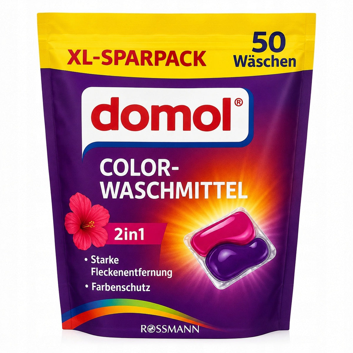WASHING CAPSULES DOMOL COLOR WASCHMITTEL 2IN1 CAPS 50 PCS.