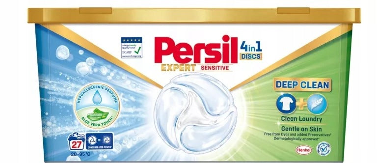 WASHING CAPSULES PERSIL 4IN1 DISCS EXPERT SENSITIVE 27 PCS. 900010181113