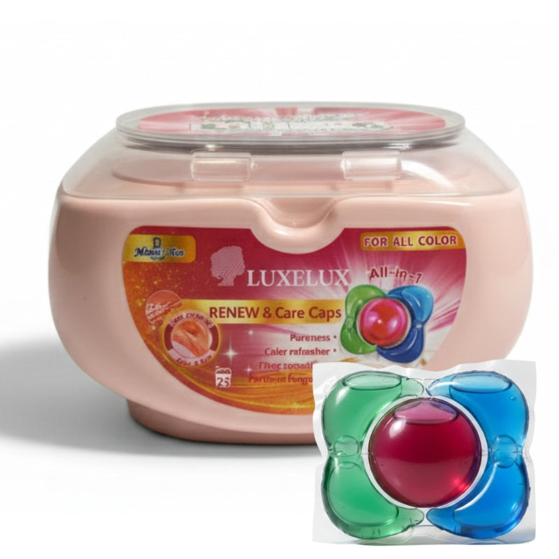 WASHING CAPSULES Universal LUXELUX Perfumed 5in1 Miami's Kiss 25 pcs.