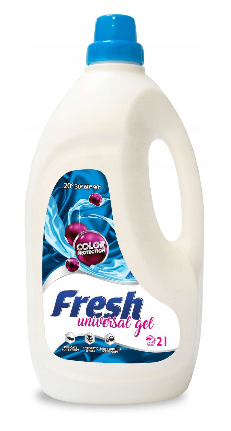 WASHING GEL FRESH UNIVERSAL 2L NEW
