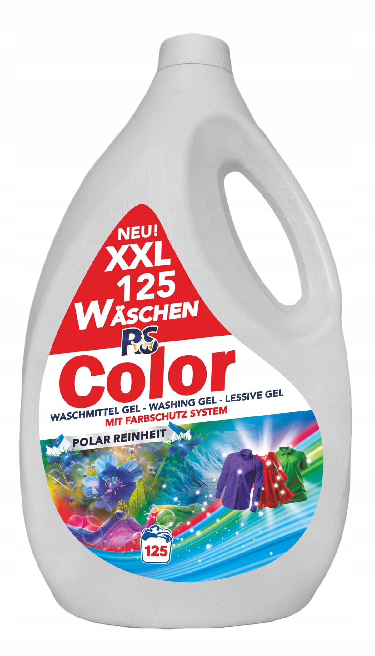 WASHING GEL RS COLOUR 5,5L EFFICIENT THICK 125 WASHES