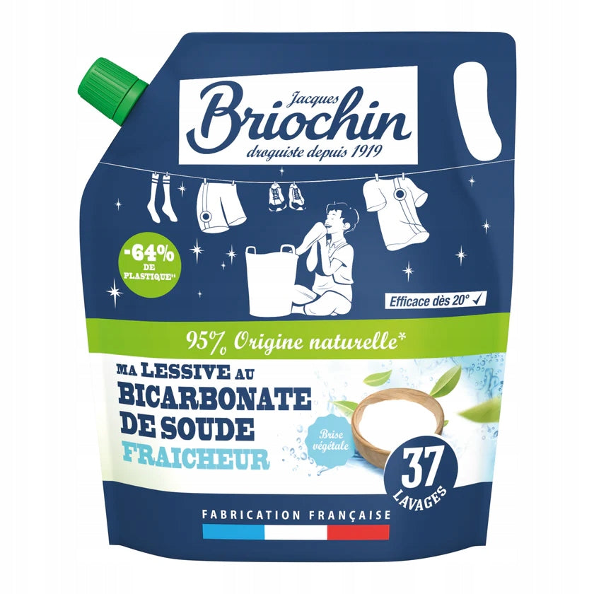 WASHING LIQUID CONCENTRATE BAKING SODA FRESH 1,7L BRIOCHIN 37 WASHES