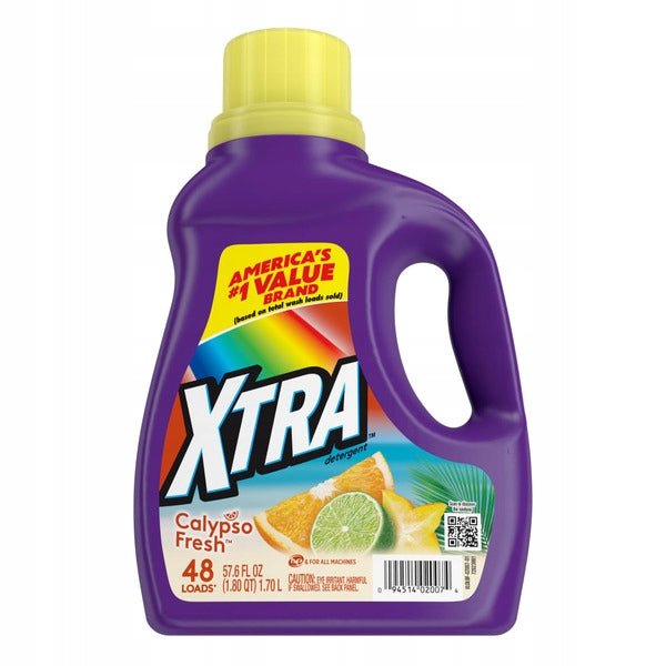 WASHING LIQUID XTRA CALYPSO FRESH 48 WASHES 1,7 L FROM USA