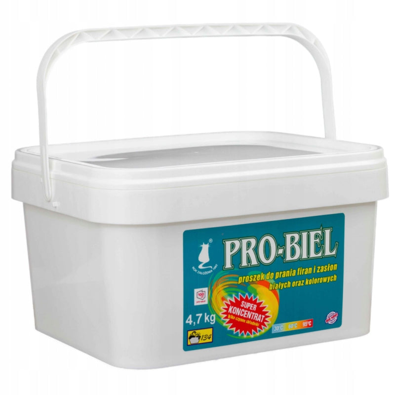 WASHING POWDER CURTAINS AND CURTAINS RADZIEMSKA PRO-BIEL 4,7 KG Polish PRODUCT