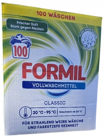 WASHING POWDER FORMIL VOLLWASCHMITTEL CLASSIC 100 WASH 6,5KG WITH DE