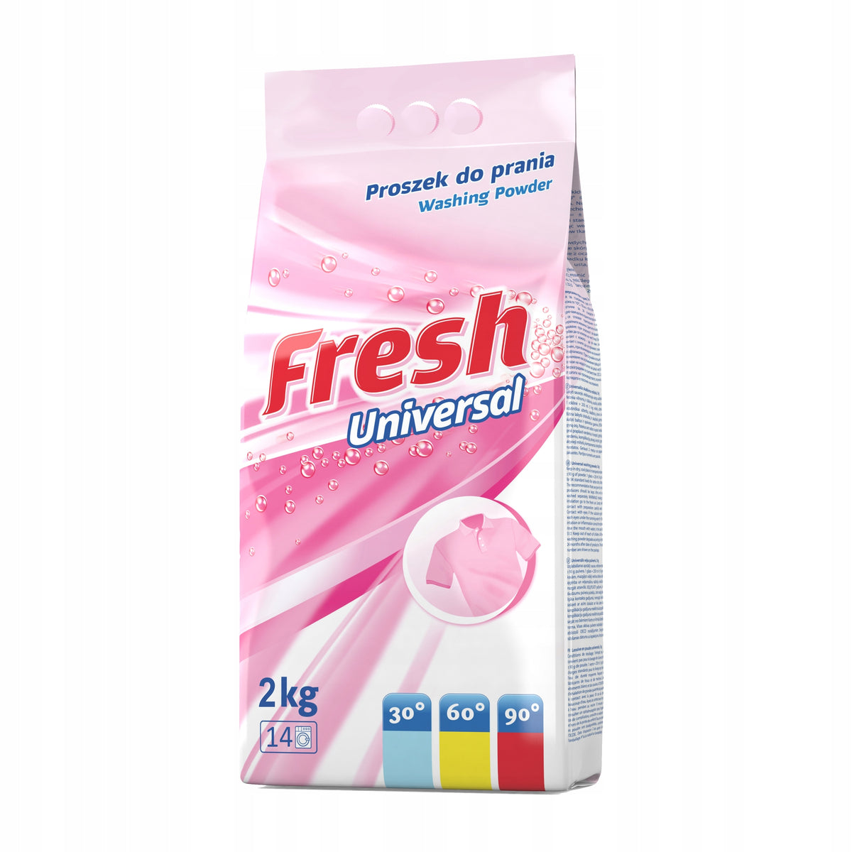 WASHING POWDER FRESH 2KG UNIVERSAL 14 WASHES!!