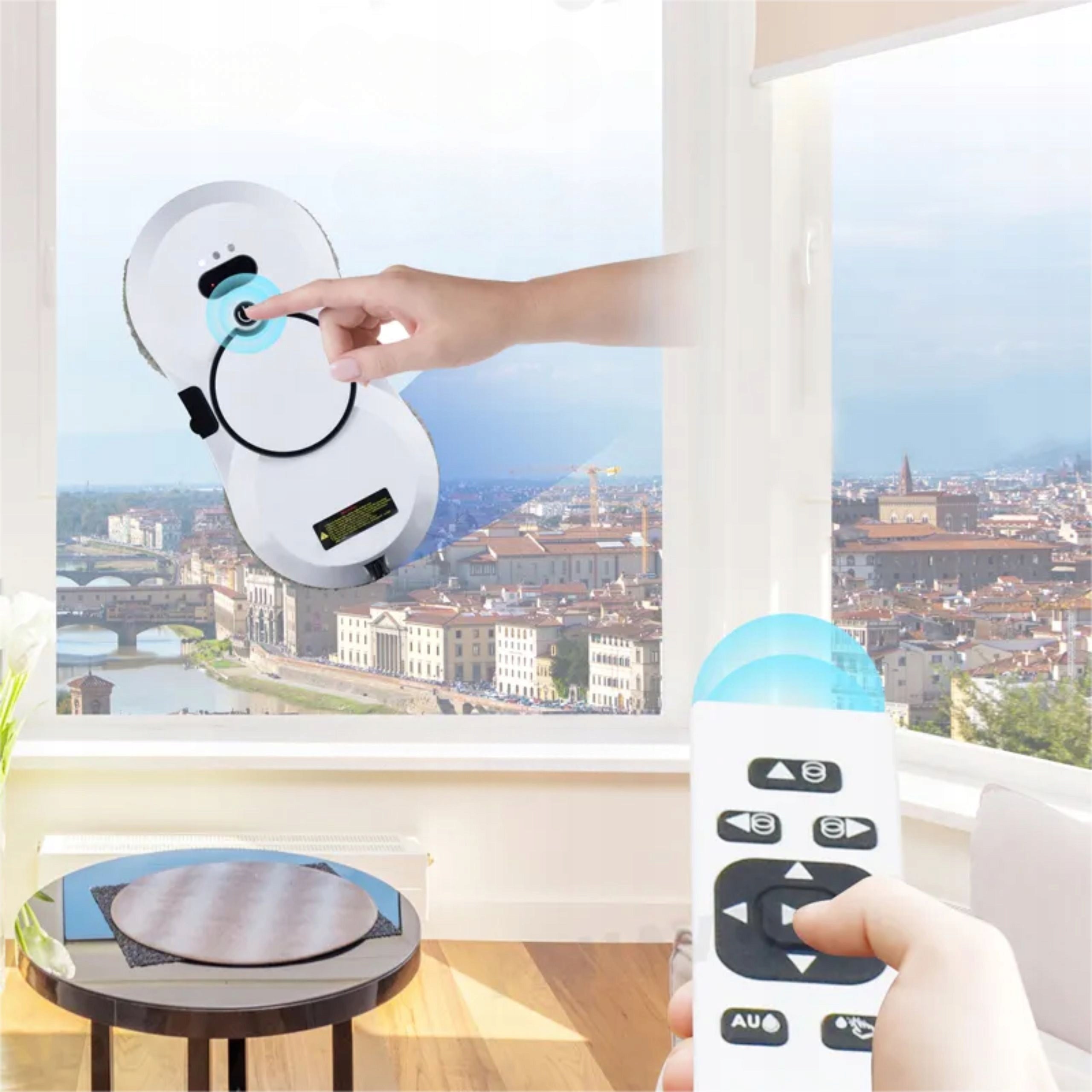 WASHING ROBOT FOR CLEANING WINDOWS WITH WASHER WHITE Manufacturer code ROBOT DO CZYSZCZENIA OKIEN MYCIE SZYB ZESTAW