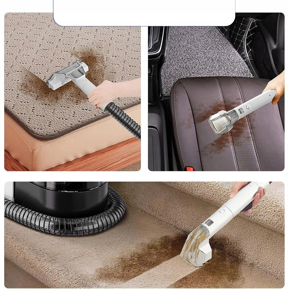 WASHING VACUUM CLEANER 600W 15KPA SUCTION POWER FOR MATTRESS COUCHES 1.5L+800ML Dominant color white