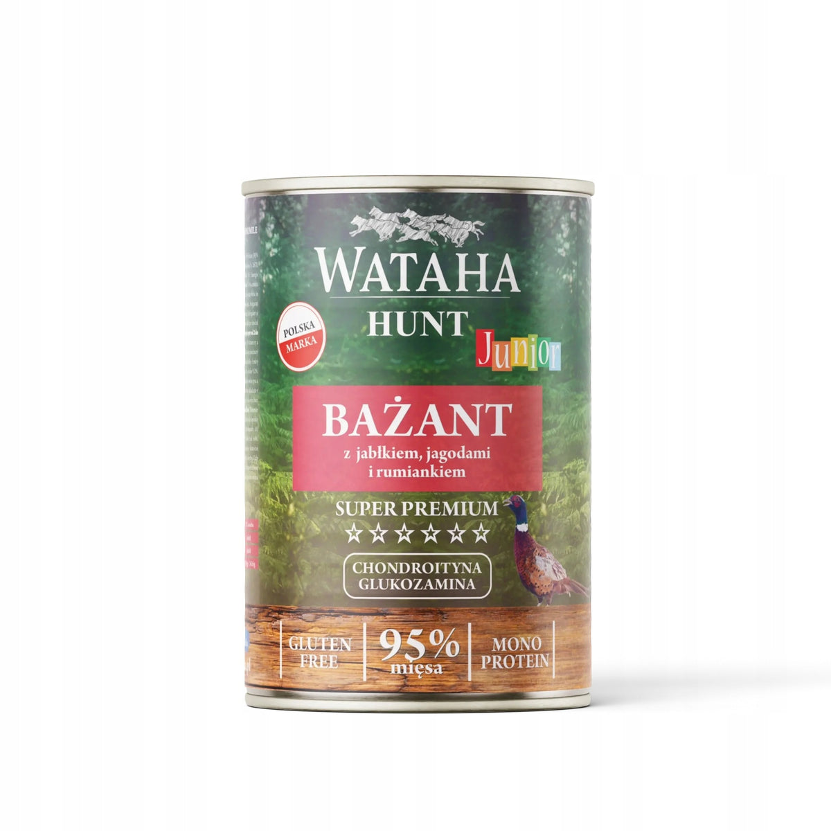 WATAHA Hunt Junior pheasant with apple, berries and chamomile 400g
