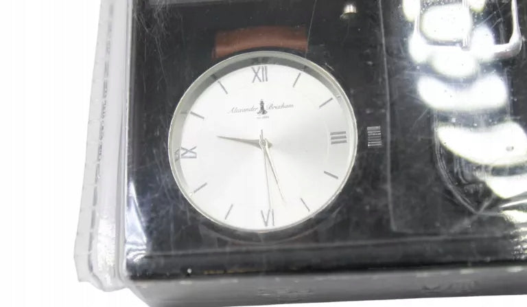 WATCH ALEXANDER BRIXHAM +STRAP Dial color white